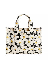 Coach Floral Print Canvas Cargo Bag