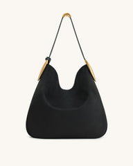 JW PEI Nina Metal Charm Hobo Bag - Black