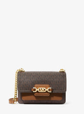 MK Heather Large Logo Shoulder Bag