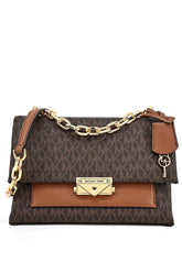 Michael Kors Cece Medium Shoulder Bag - Brown