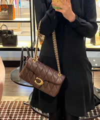 Coach Tabby Quilted Leather 26 - Brown