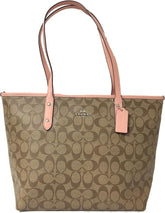 Coach City Zip Tote - Signature Canvas