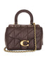 Coach Quilted Tabby Top Handle - Brown