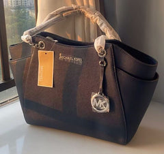 Michael Kors Jet Set Travel Leather Tote Bag