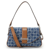 Guess Erika flap crossbody bag - Denim Blue