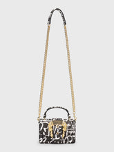 Versace Jeans Couture Graffiti Bag - Black and Gold