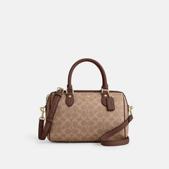 Coach Rowan Satchel - Tan Brown