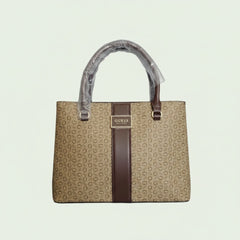 Guess Zip Tote Bag - Brown