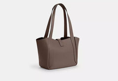 Coach Hadley Turnlock Tote - Dark Stone