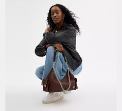 Coach Pocket Juliet Bag 30 - Burgundy