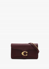 Coach Tabby 20 Merlot Leather Bag - Burgundy