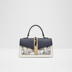 ALDO Parkryn satchel handbag - Blue and White