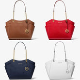 Michael Kors Jet Set Large Saffiano Leather Shoulder Bag