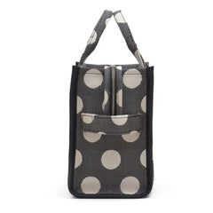 Marc Jacobs The Spots Jacquard Small Tote - Black and Ivory