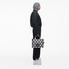 Marc Jacobs The Spots Jacquard Small Tote - Black and Ivory