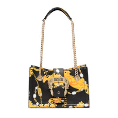 Versace Jeans Couture Chain Couture shoulder bag - Black and Gold