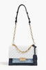 Michael Kors Cece Medium Shoulder Bag - Blue and White
