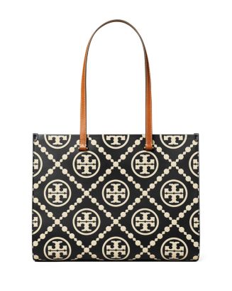 Tory T Embossed Monogram Tote Large
