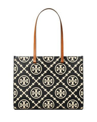 Tory Burch T Monogram Contrast Embossed Tote Large