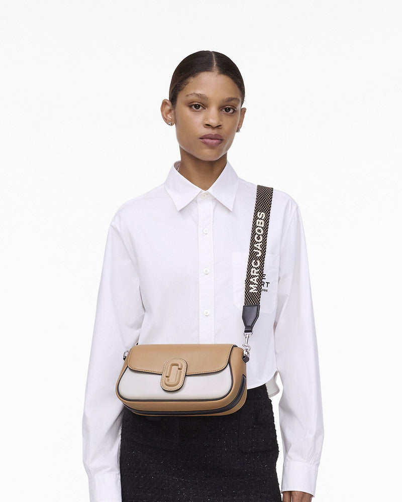 Marc Jacobs The Large Clover Shoulder Bag - Camel Multi