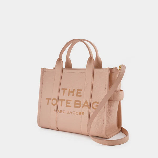 Marc Jacobs The Leather Small Tote Bag - Rose Pink