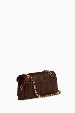 Coach Tabby 20 Quilted Shoulder Bag - Brown