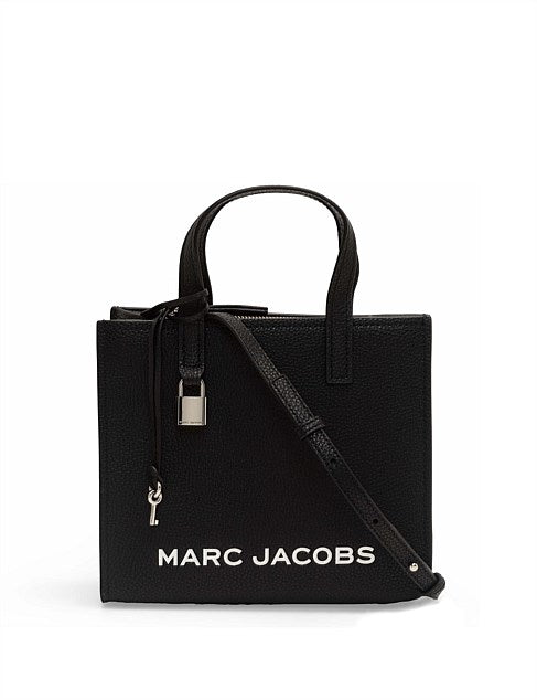Marc Jacobs Mini Grind Tote - Pebbled Black