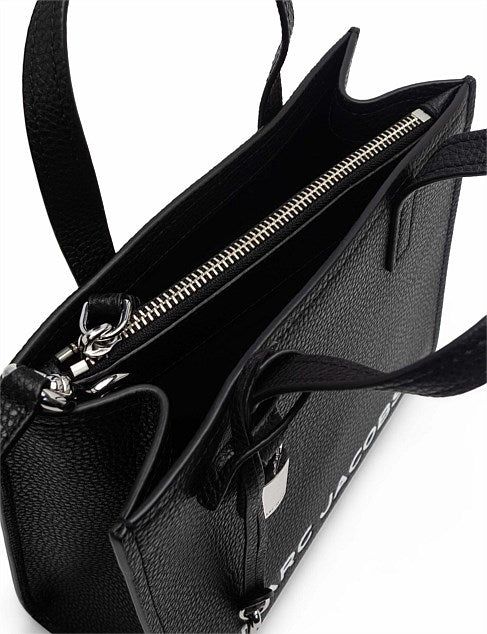 Marc Jacobs Mini Grind Tote - Pebbled Black