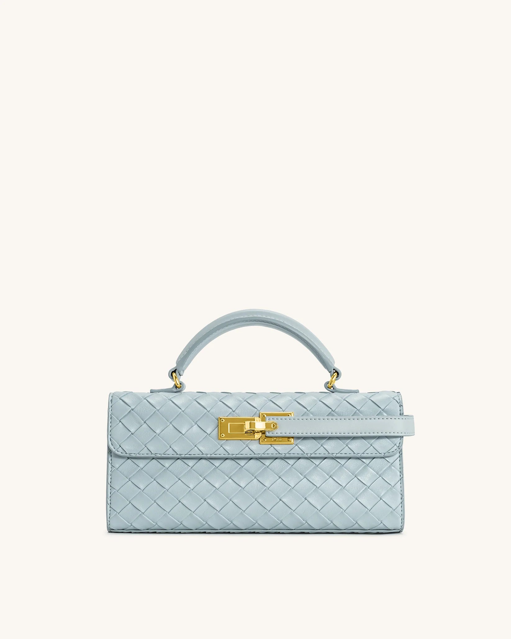 JW PEI Keyla Weave Texture Top Handle Bag - Blue