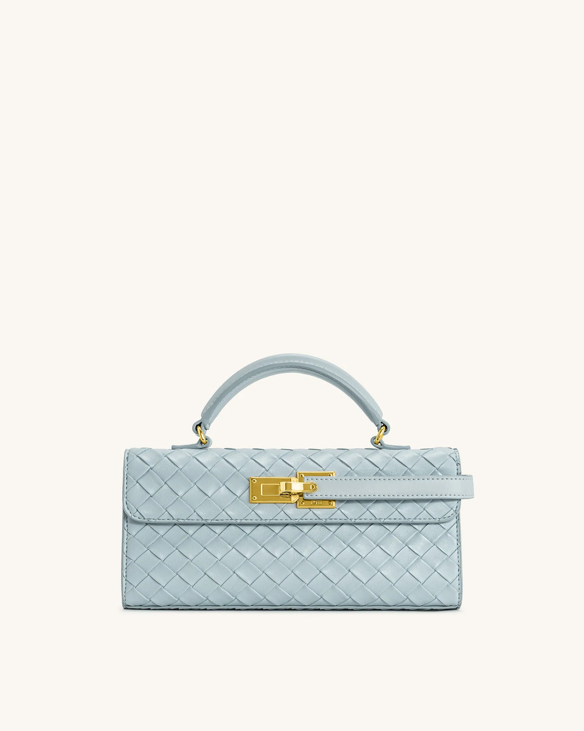 JW PEI Keyla Weave Texture Top Handle Bag - Blue