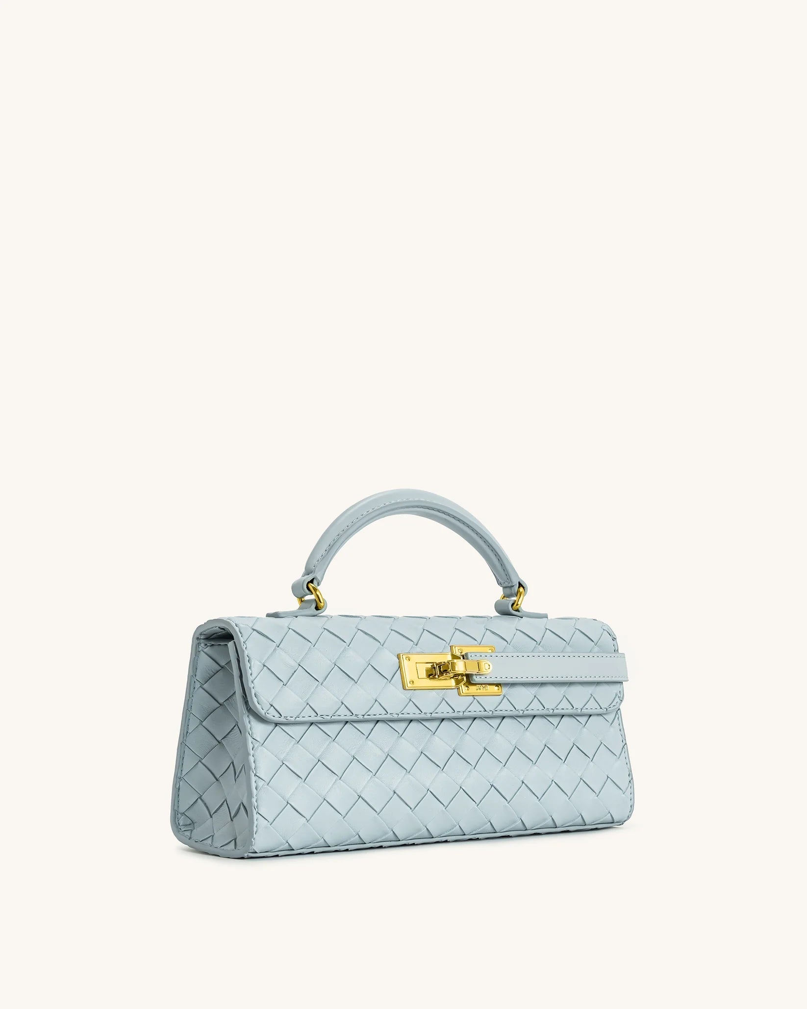 JW PEI Keyla Weave Texture Top Handle Bag - Blue