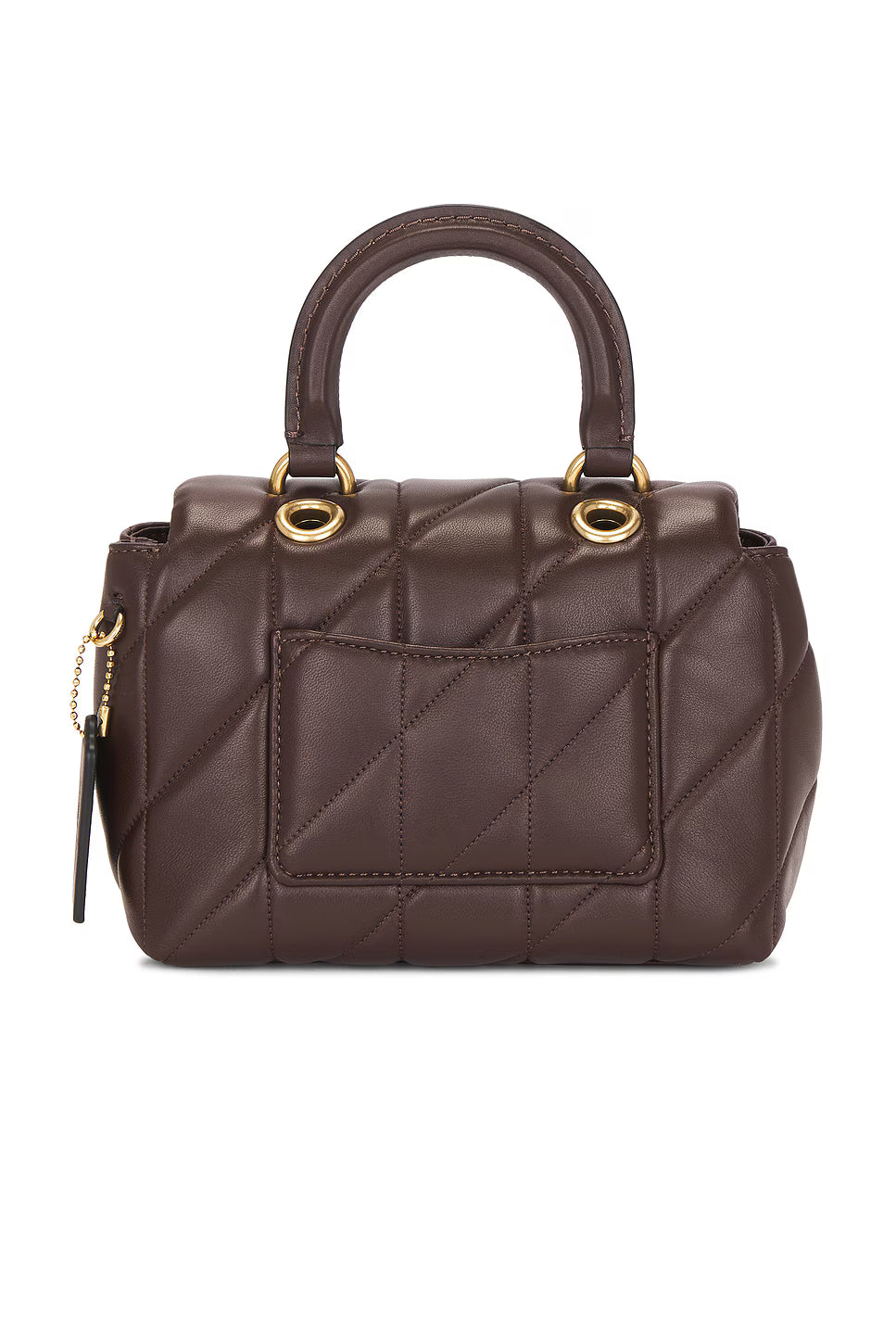 Coach Quilted Tabby Top Handle - Brown