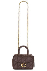 Coach Quilted Tabby Top Handle - Brown