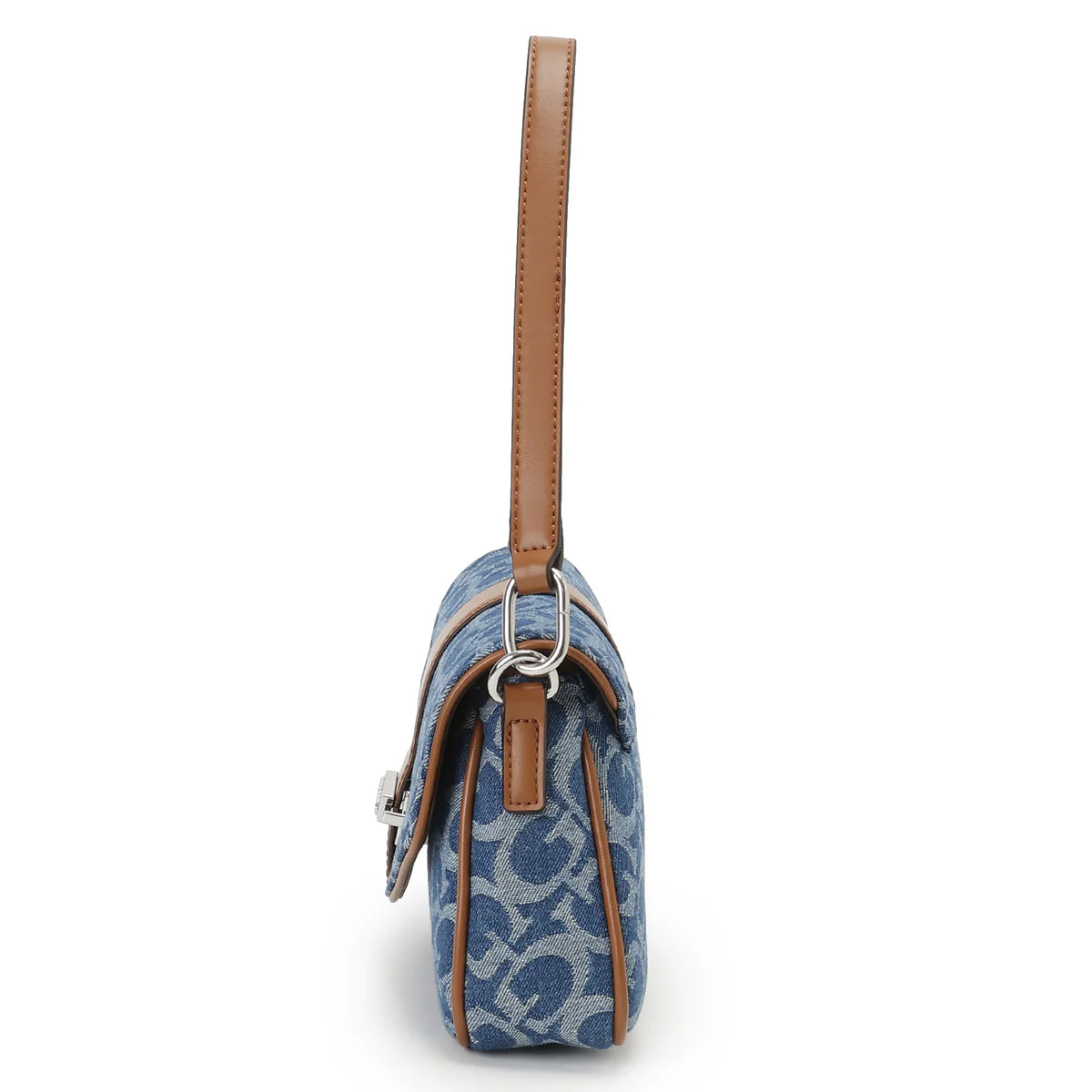 Guess Erika flap crossbody bag - Denim Blue