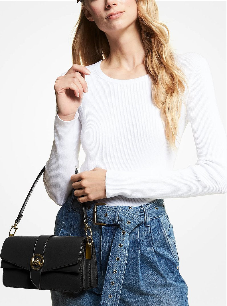 Michael Kors Greenwich Saffiano Leather Shoulder/Crossbody Bag