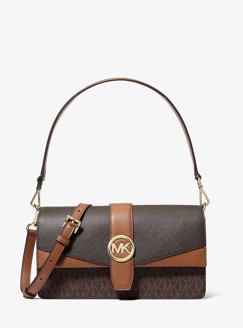 Michael Kors Greenwich Saffiano Leather Shoulder/Crossbody Bag