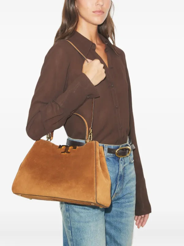 Tory Burch Eleanor Suede Satchel