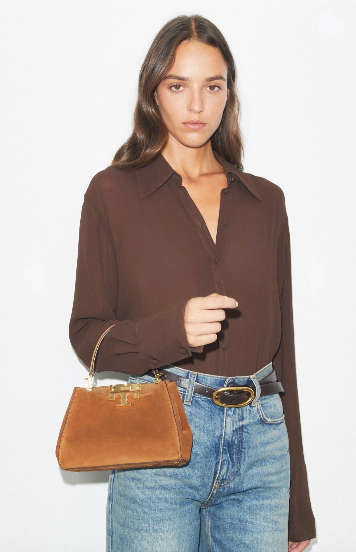 Tory Burch Eleanor Mini Suede Bag