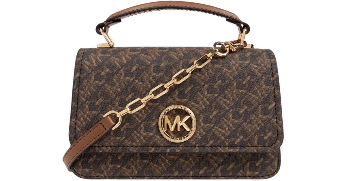Michael Kors Small Empire Messenger Bag - Brown