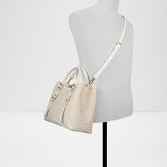 Aldo Scarlettia Satchel Bag - Beige