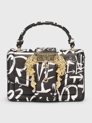 Versace Jeans Couture Graffiti Bag - Black and Gold