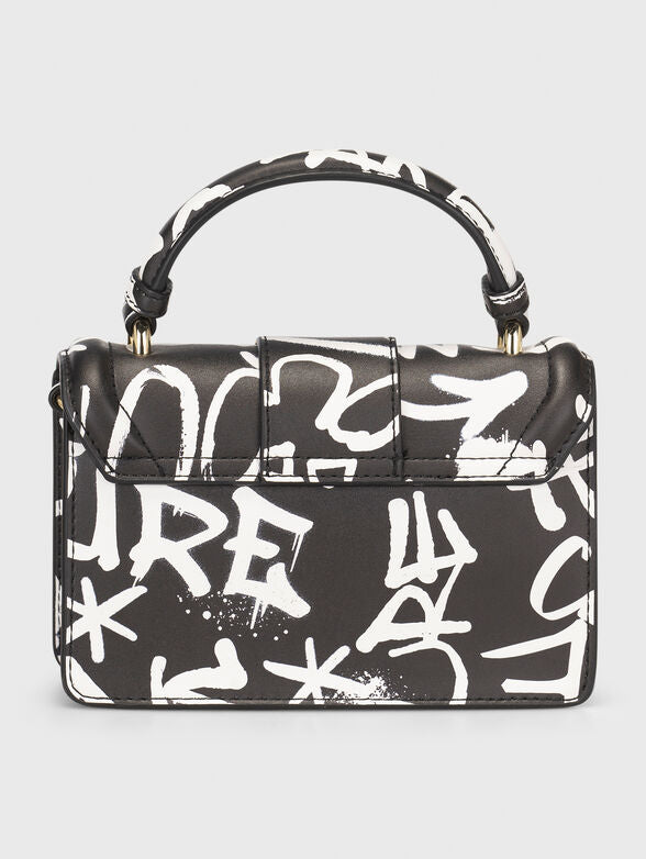 Versace Jeans Couture Graffiti Bag - Black and Gold