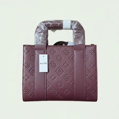 Aldo Large Tote - Burgundy