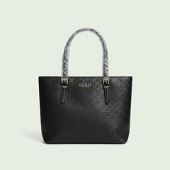 Guess Monogram Tote - Black