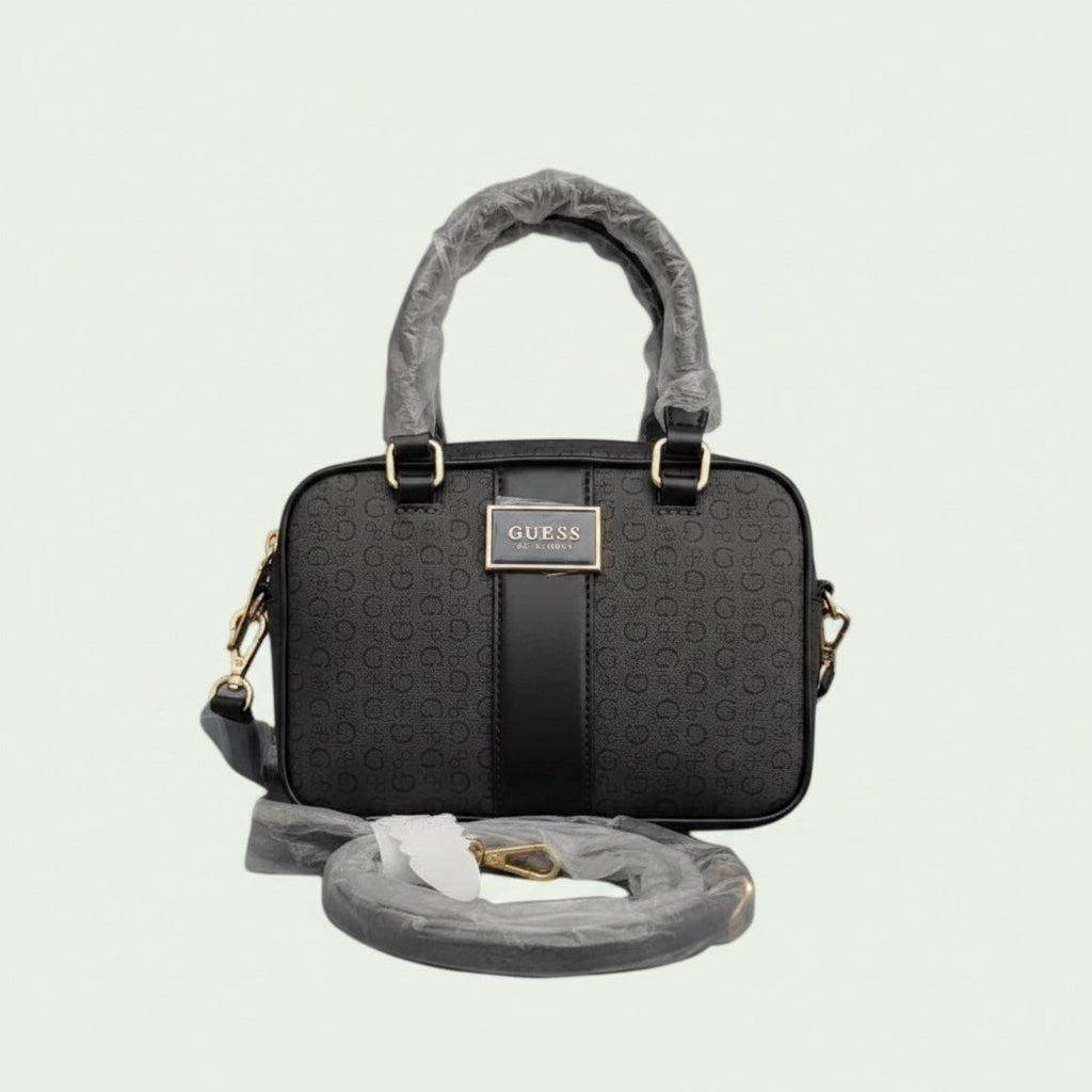 Guess Small Satchel Bag - Black