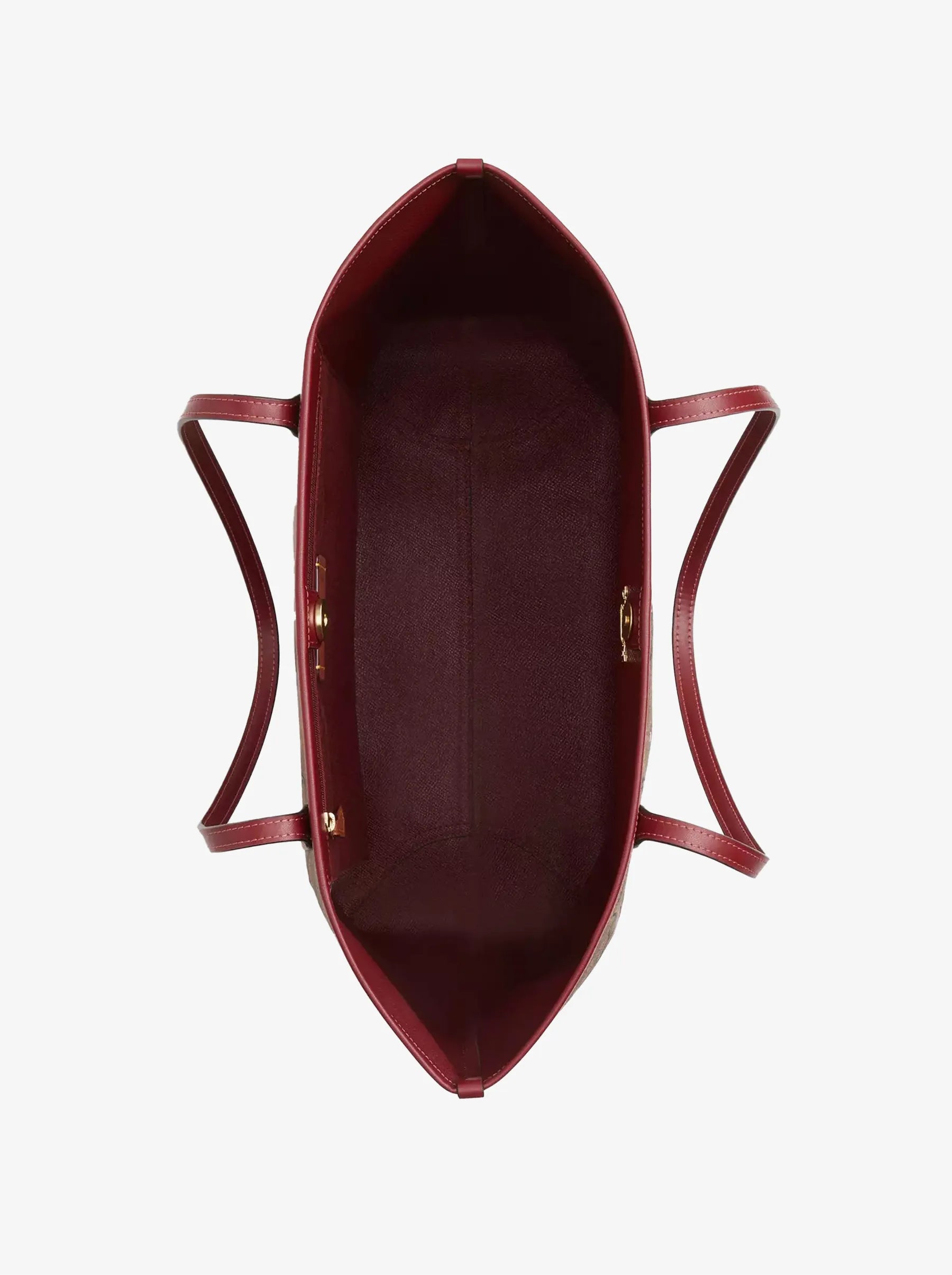 Coach City Tote Bag - Signature Canvas with Cherry print