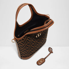 Aldo Bethia Satchel Bag - Brown