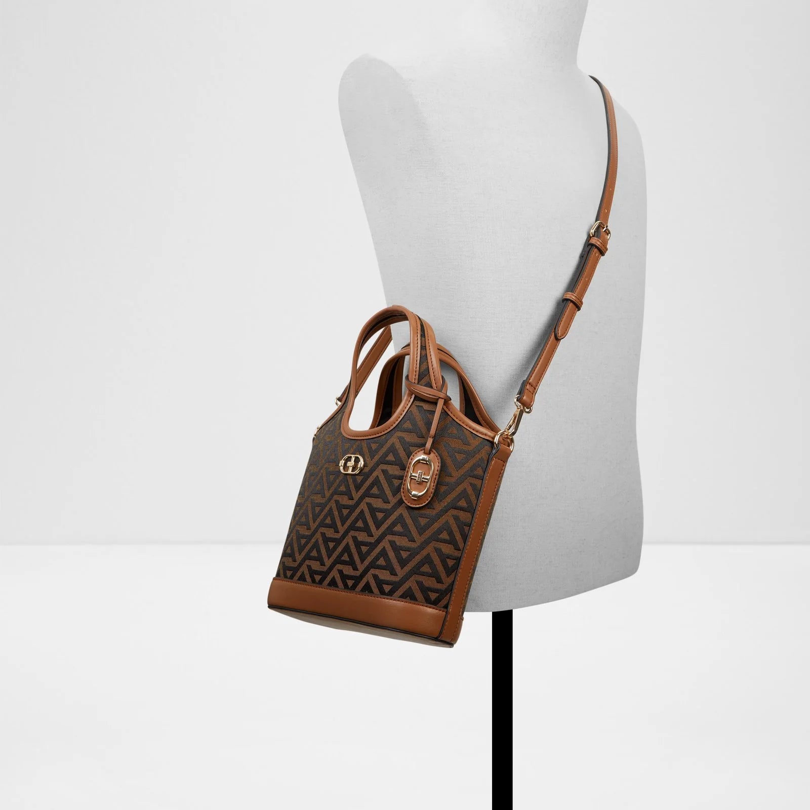 Aldo Bethia Satchel Bag - Brown