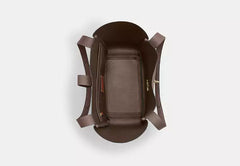Coach Hadley Turnlock Tote - Dark Stone
