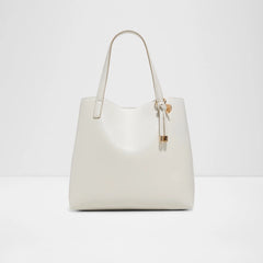 Aldo Carafe Large Satchel Bag - White